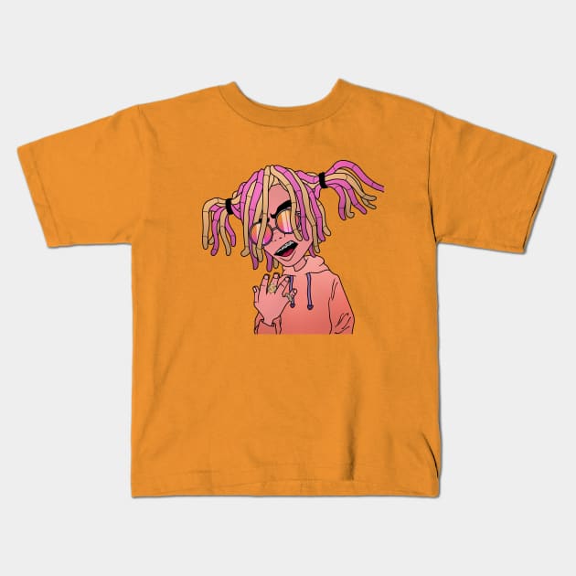 Lil pump Kids T-Shirt by Benni